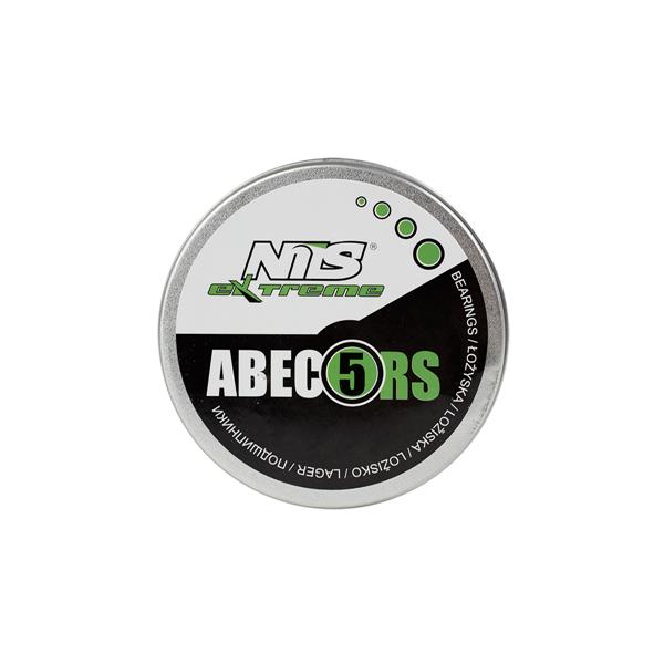 ABEC-5 RS GREEN CARBON BEARINGS (8 szt.) METAL CASE NILS EXTREME