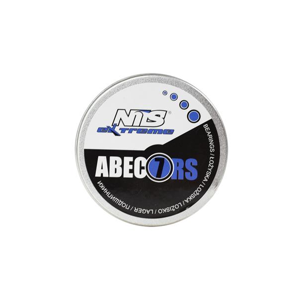 ABEC-7 RS BLUE CARBON BEARINGS (8 szt.) METAL CASE NILS EXTREME