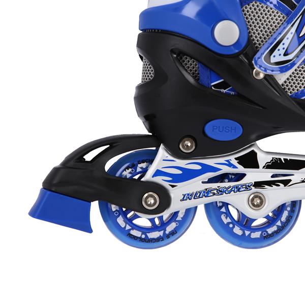 NH18366 A 2IN1 BLUE SIZE L(39-42 IN-LINE SKATES/HOCKEY ICE SKATES