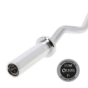 GOL160 CURL OLYMPIC BAR 120 cm, loading part dia. 50mm